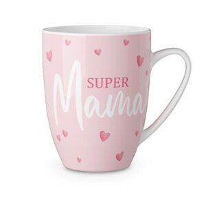 Henkelbecher Kaffeetasse Sprüchetasse Super Mama Becher für Dich