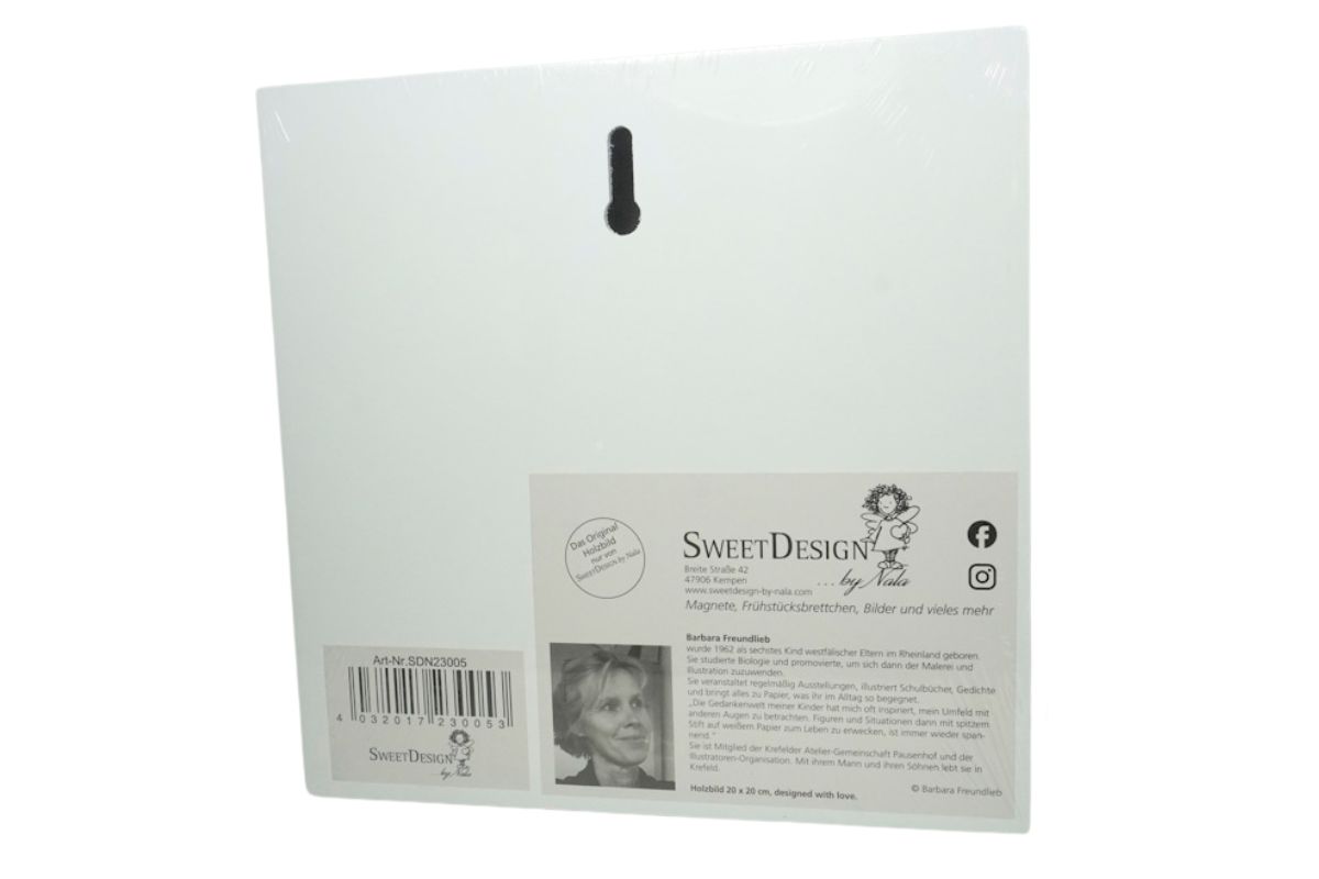 Holzbild Wandbild Bild Design von Barbara Freundlieb nur mit Dir durch Dick & dünn