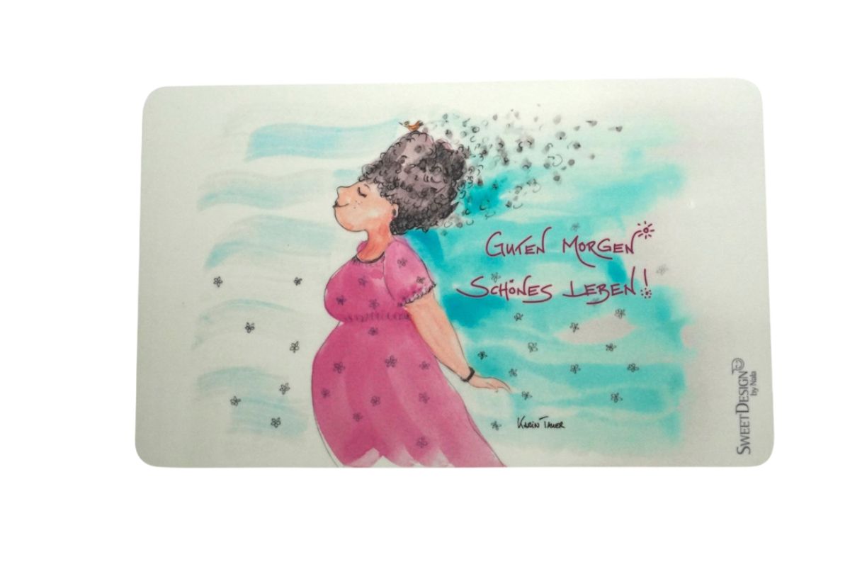 Frühstücksbrettchen Sweet Design Karin Tauer Guten Morgen Schönes Leben!