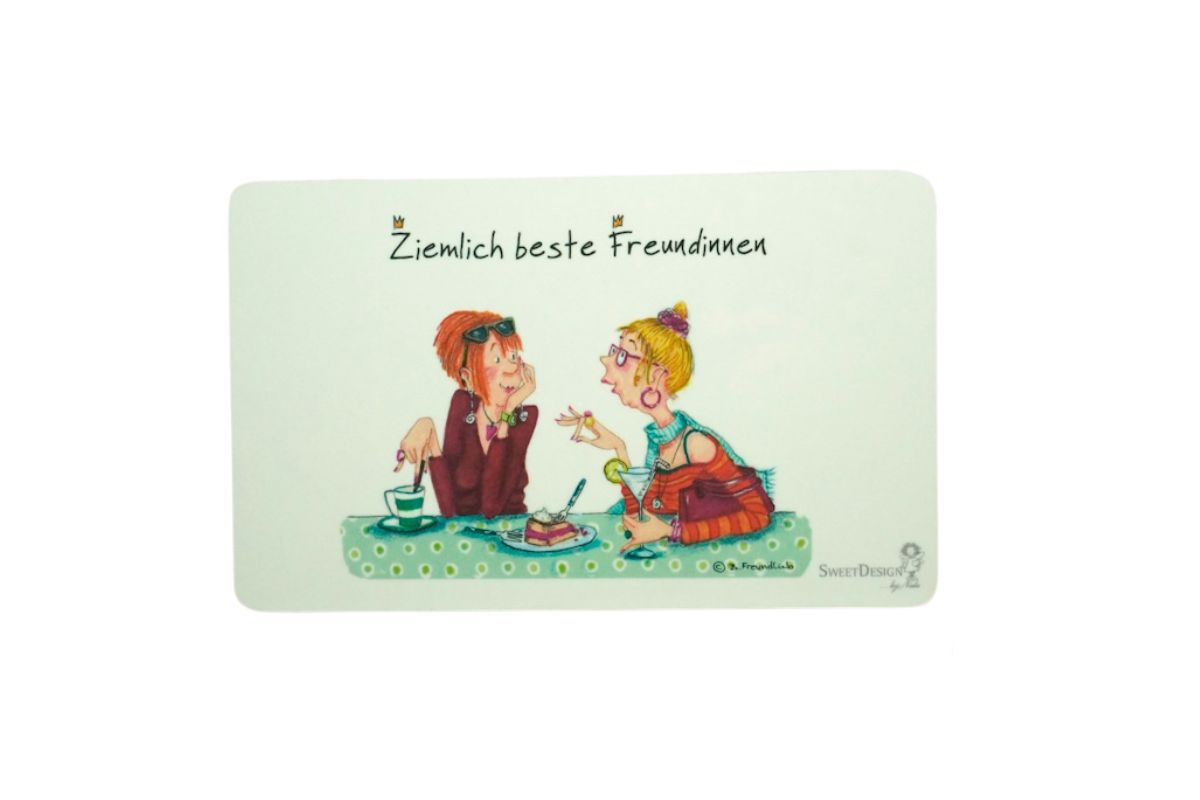 Frühstücksbrettchen Sweet Design B. Freundlieb Ziemlich beste Freundinnen