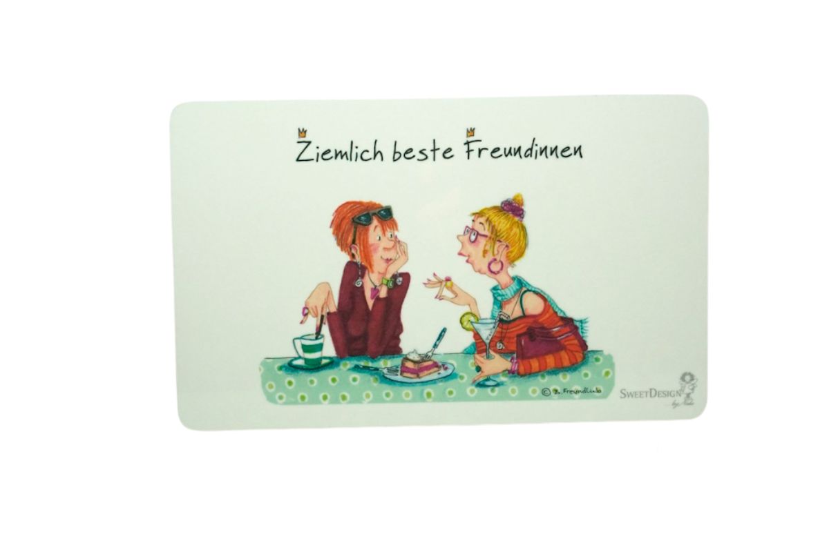 Frühstücksbrettchen Sweet Design B. Freundlieb Ziemlich beste Freundinnen
