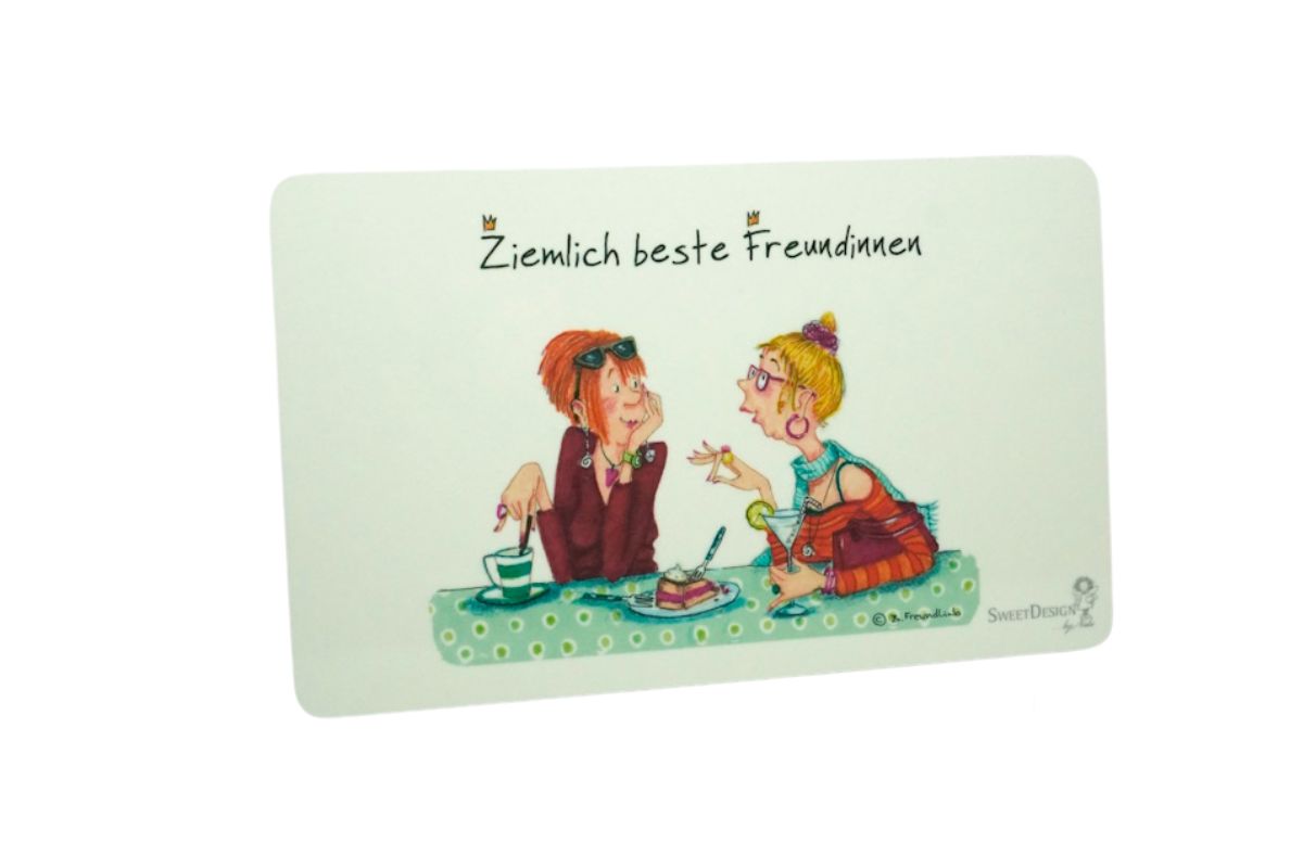 Frühstücksbrettchen Sweet Design B. Freundlieb Ziemlich beste Freundinnen