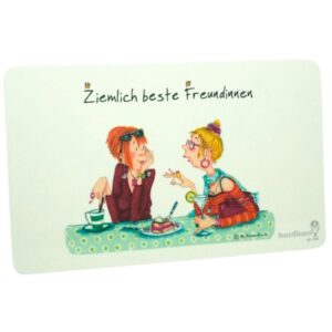 Frühstücksbrettchen Sweet Design B. Freundlieb Ziemlich beste Freundinnen