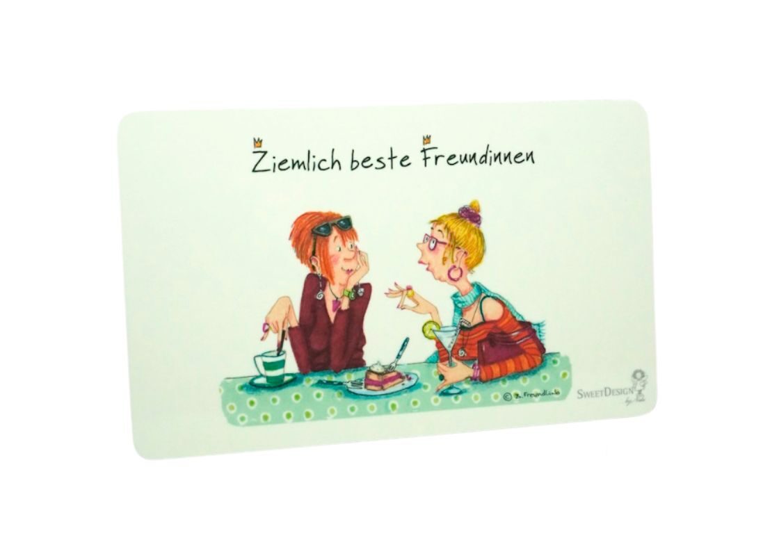 Frühstücksbrettchen Sweet Design B. Freundlieb Ziemlich beste Freundinnen
