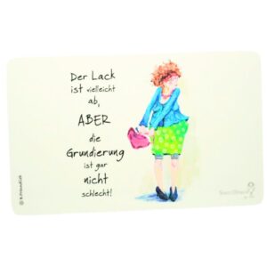 Frühstücksbrettchen Sweet Design B. Freundlieb Der Lack ist vielleicht ab, Aber die Grundierung ist gar nicht schlecht!